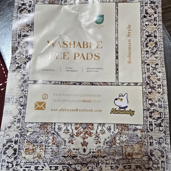 Blue and Cream Pet Training Mat - Picture 5 of 6